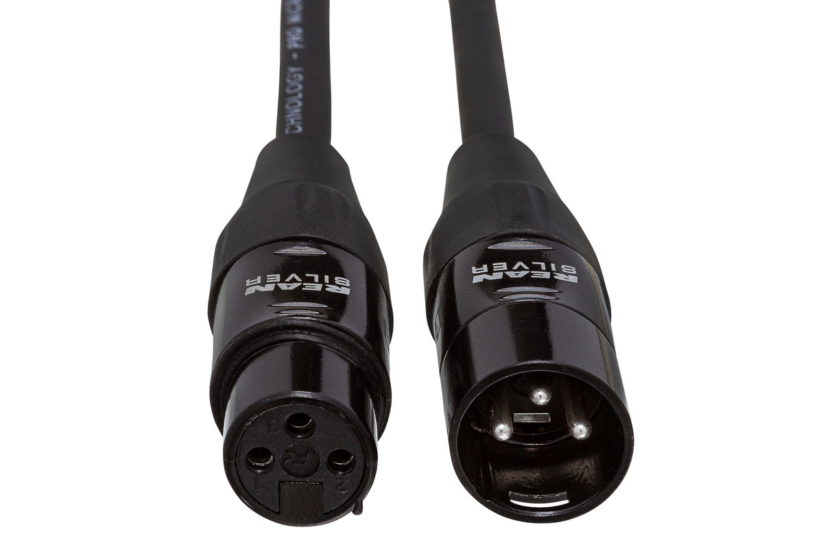 Hosa HMIC-025 25' Pro Microphone Cables REAN XLR3F to XLR3M
