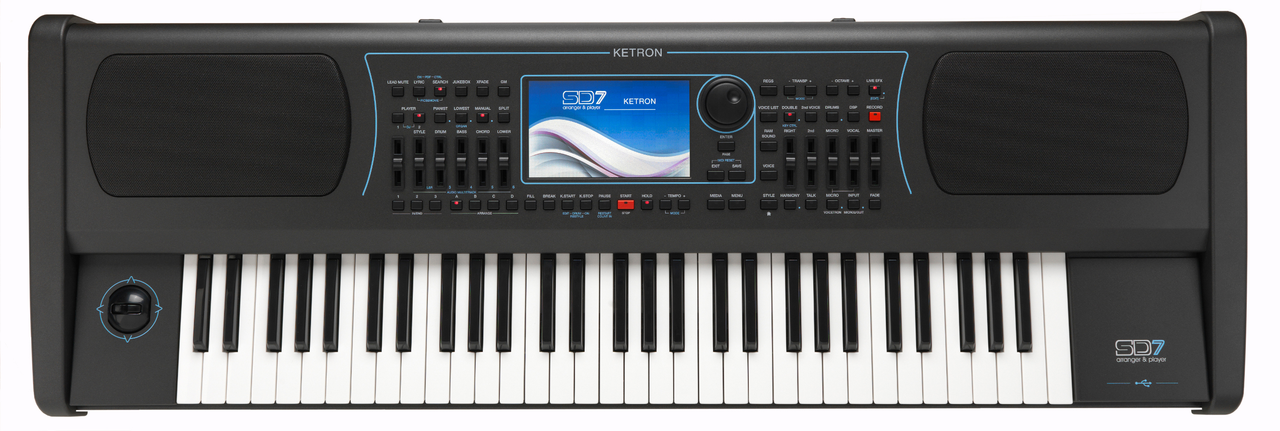 Ketron SD7 61 note arranger keyboard with built in speakers