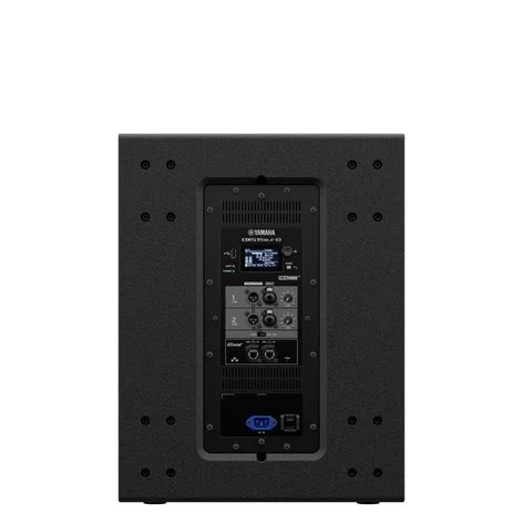 2 Yamaha DXS15XLF-D 1600W 15 inch Powered Subwoofers Dante, covers, casters