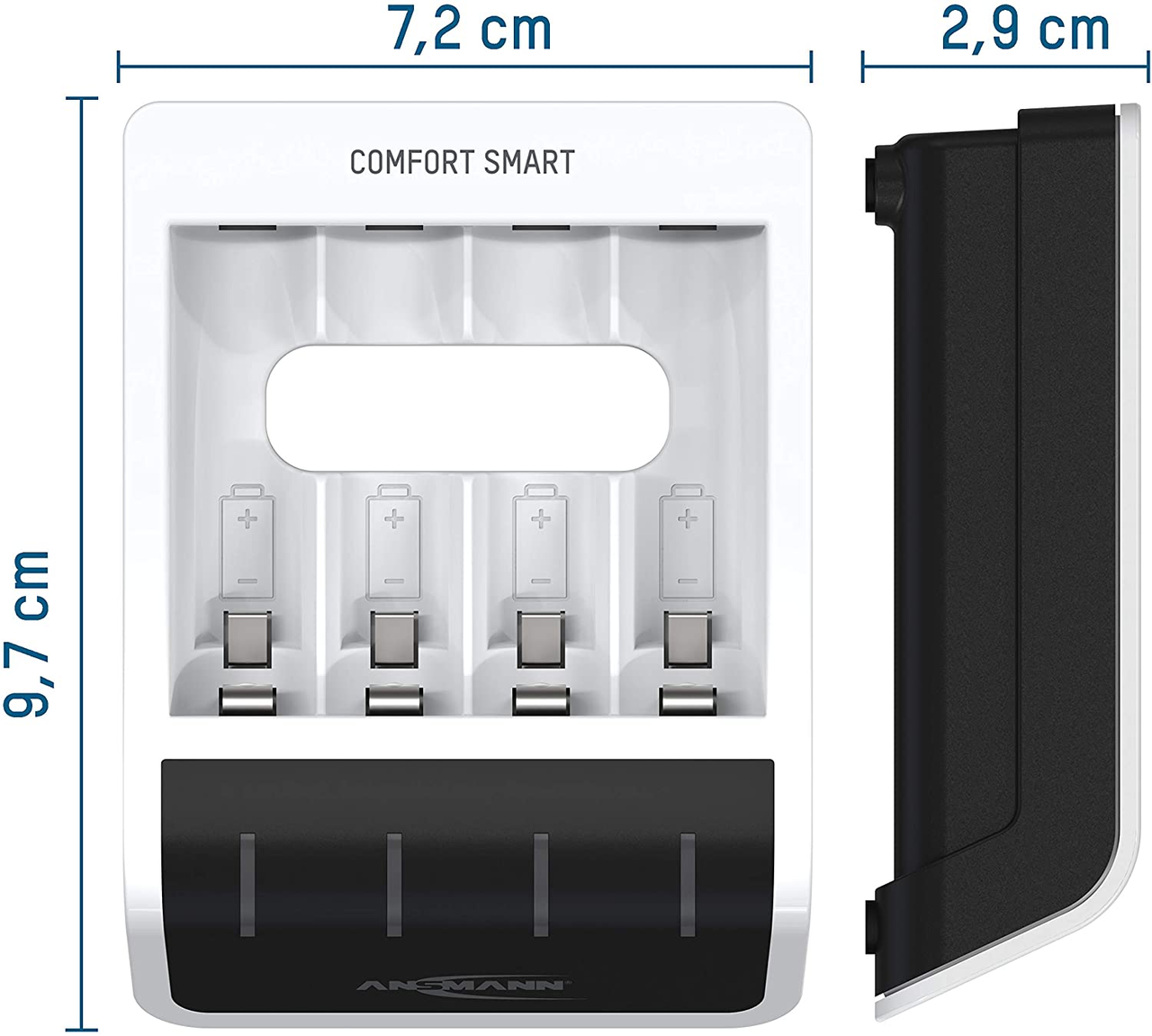 Ansmann Comfort Smart Series charger for 4 AA / AAA