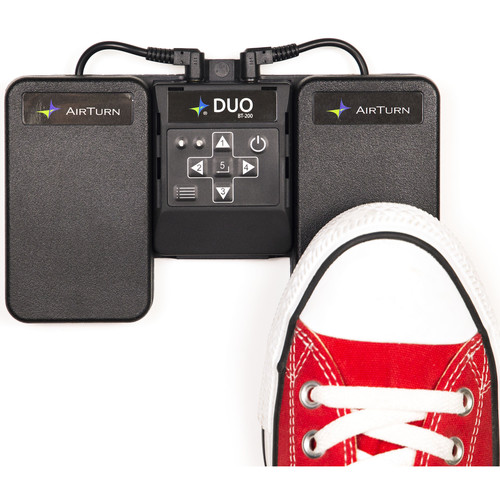 AirTurn DUO 200 2-Pedal Bluetooth Wireless Footswitch