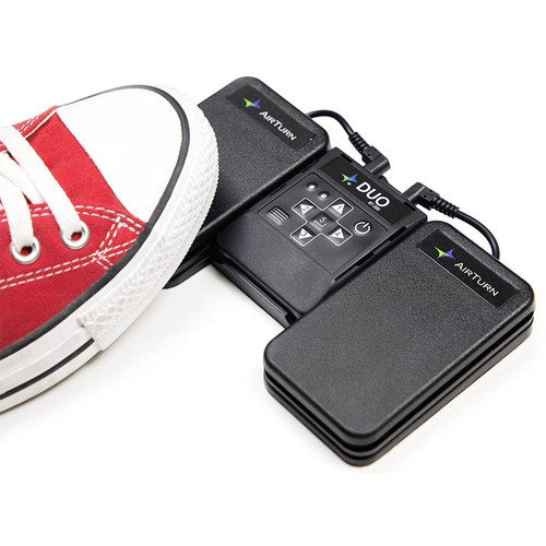 AirTurn DUO 200 2-Pedal Bluetooth Wireless Footswitch