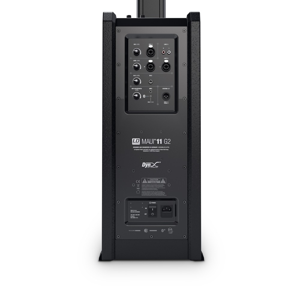 LD MAUI 11 G2 Portable Column PA System with Mixer and Bluetooth black