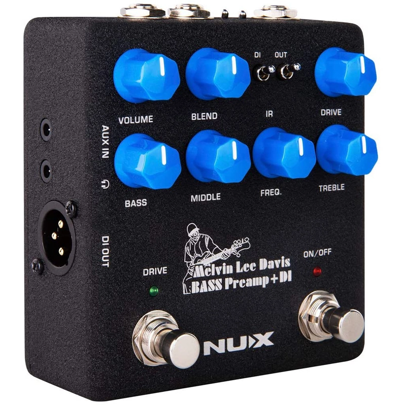 NuX Effects NBP-5 Melvin Lee Davis Preamp and DI Bass Pedal NBP5