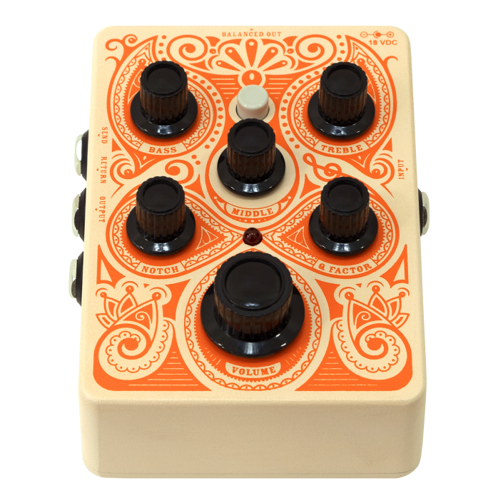 Orange Acoustic guitar Pedal
