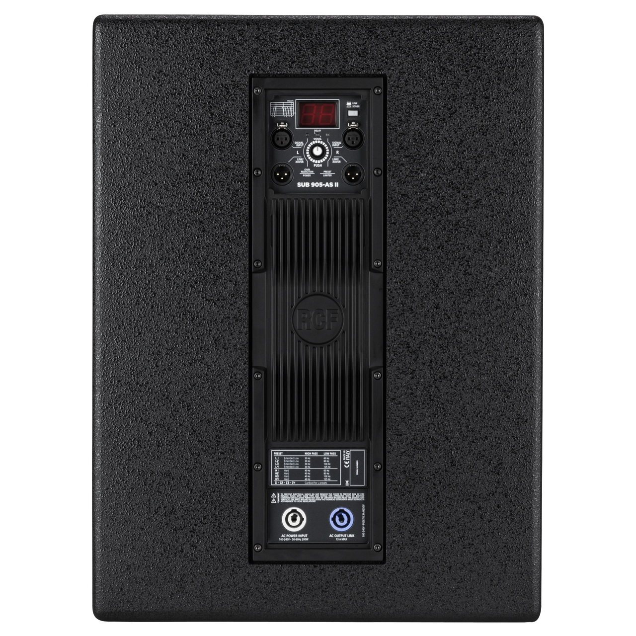 RCF Sub 905-AS II 2200 watt 15" Subwoofer Used Demo open box