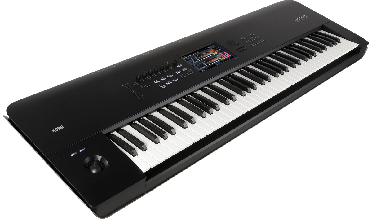 Korg Nautilus 73 73-key Synthesizer Workstation keyboard open box demo