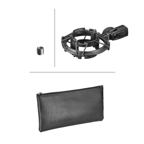Audio-Technica AT2035PK Studio Microphone Pack with ATH-M20x and Boom Arm
