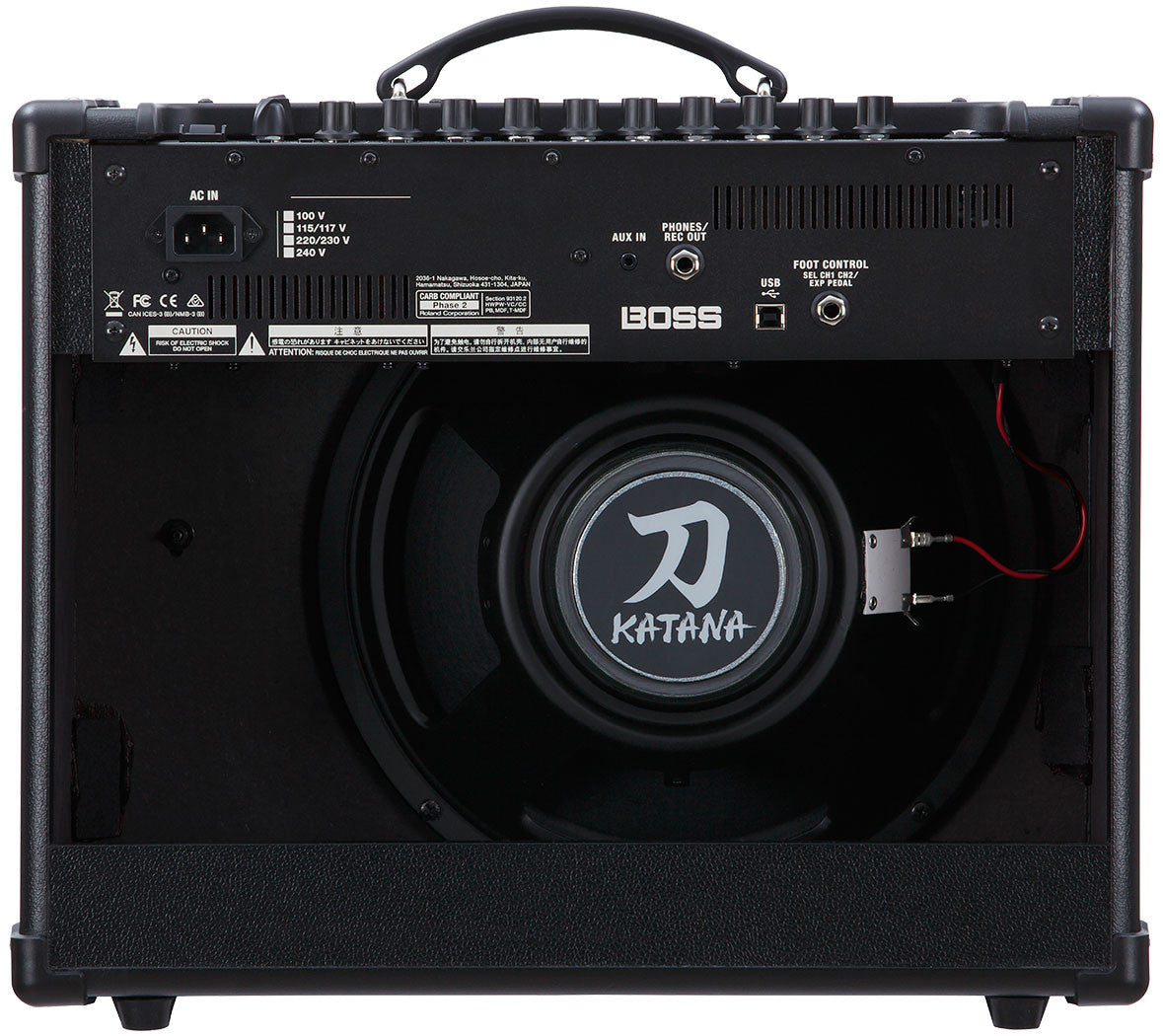Boss Katana 50 - 50/25/0.5-watt 1x12" COSM Combo Amp