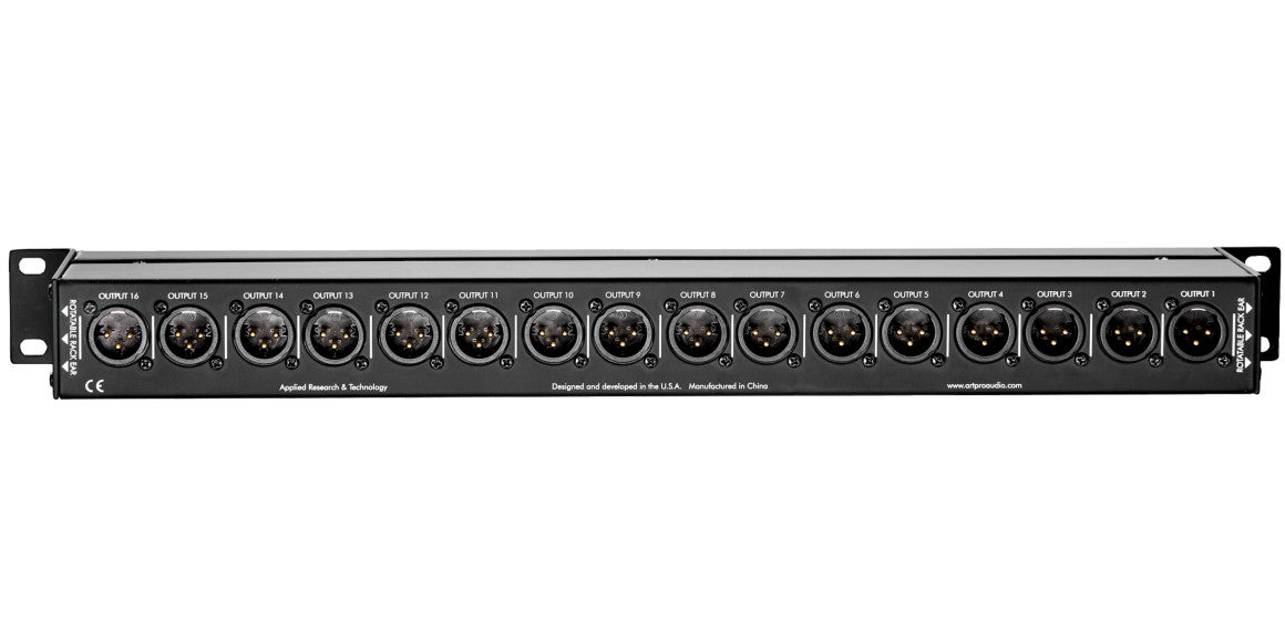Art P16 16-Channel Balanced XLR Patchbay