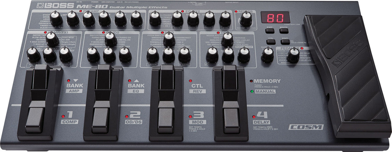 Boss ME-80 Guitar bass Multi-effects Pedal
