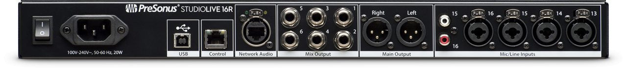 PreSonus StudioLive 16R 18-Input 16-Channel Series III Stage Box and Rack Mixer