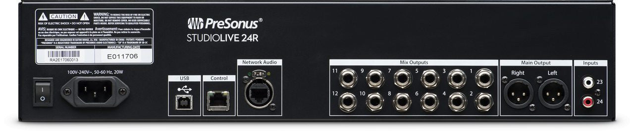 PreSonus StudioLive 24R 26-input 32-channel Series III stage box / rack mixer