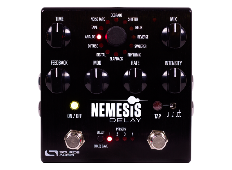 Source Audio Nemesis Delay guitar effects pedal open box