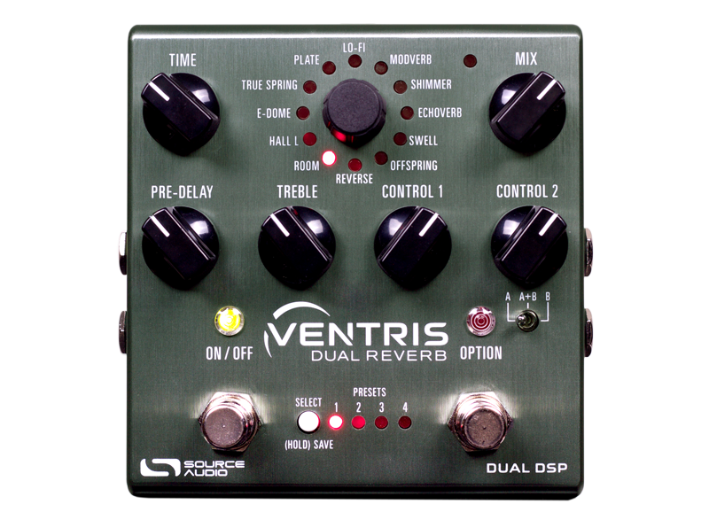 Source Audio SA262 Ventris Dual Reverb guitar pedal