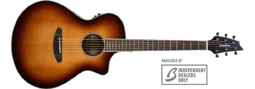 Breedlove Pursuit Concert AB SB Acoustic Electric Guitar with Bag