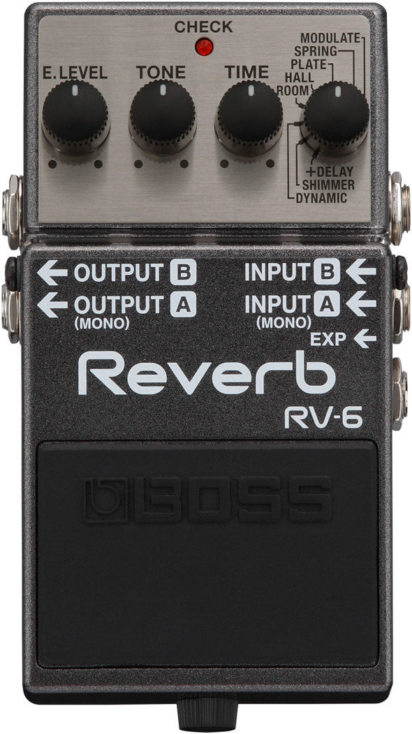 Boss RV-6 Reverb effects pedal