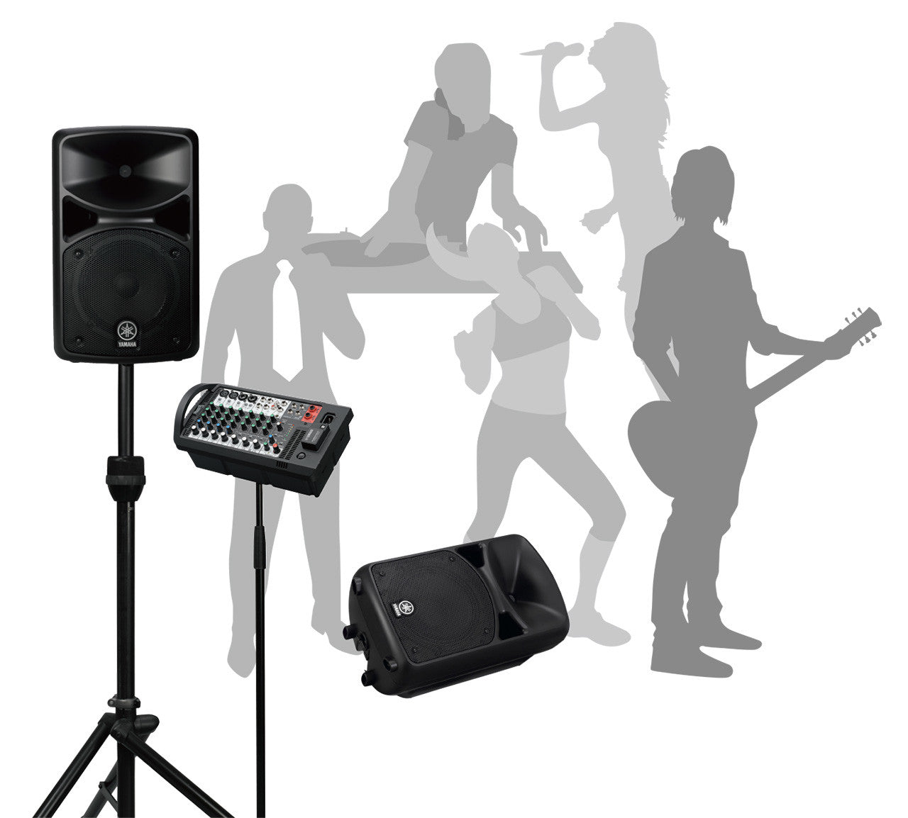 Yamaha STAGEPAS 600BT 680 watt all in one blue tooth pa system with mixer