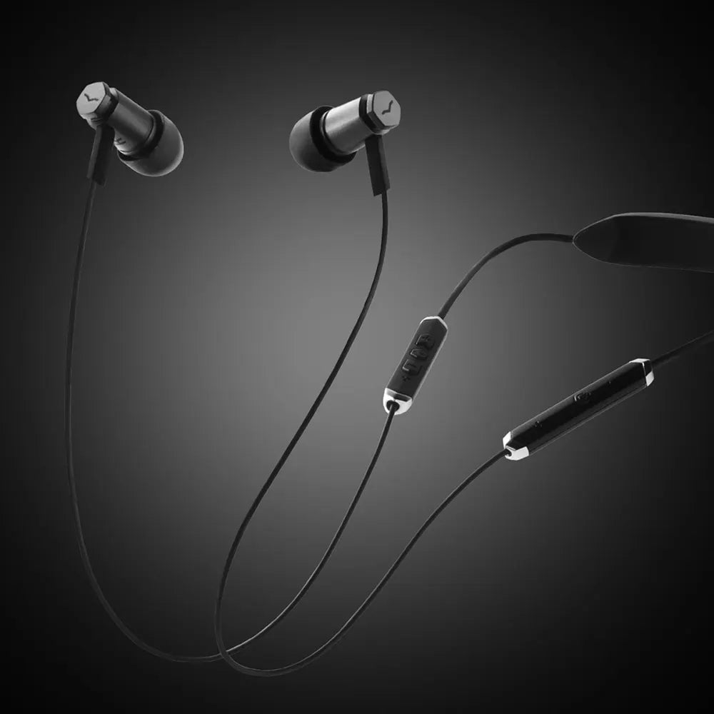 V-MODA Forza Metallo In-Ear Bluetooth Headphones with Microphone Gunmetal Black