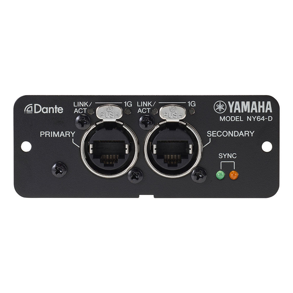Yamaha NY64-D Dante expansion card for TF series consoles