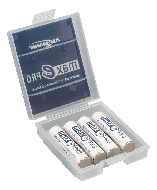 Ansmann AAA rechargeable 800mAh maxE Pro 4pcs. battery box