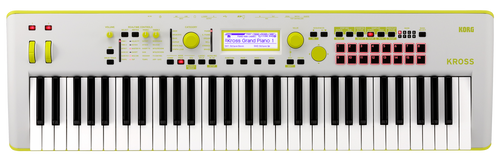 Korg Kross 2 special edition GG Gray Green 61 key synthesizer keyboard