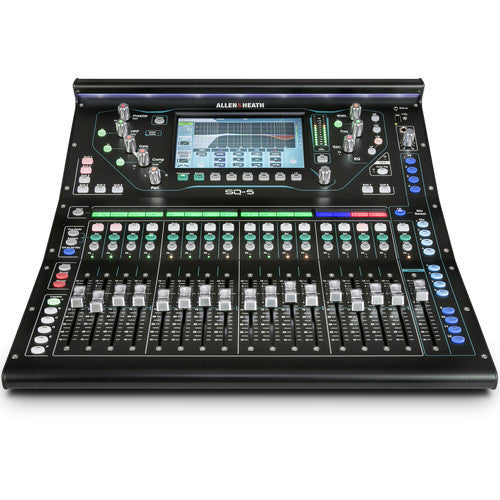 Allen & Heath SQ-5 48-Channel / 36-Bus Digital Mixer with 16+1 Motorized Faders open box