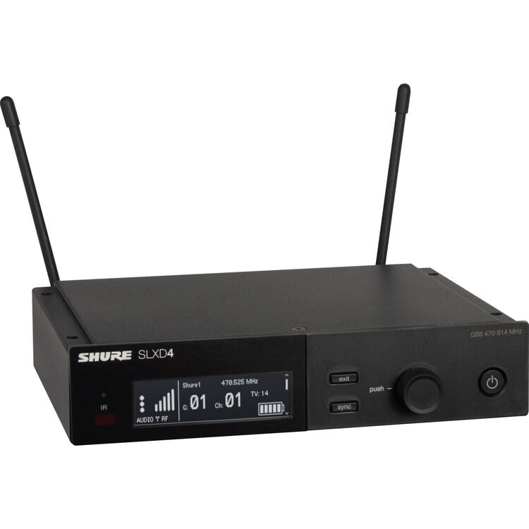 Shure SLXD24/B58 Digital Wireless Microphone System Beta 58A (G58: 470 to 514 MHz)
