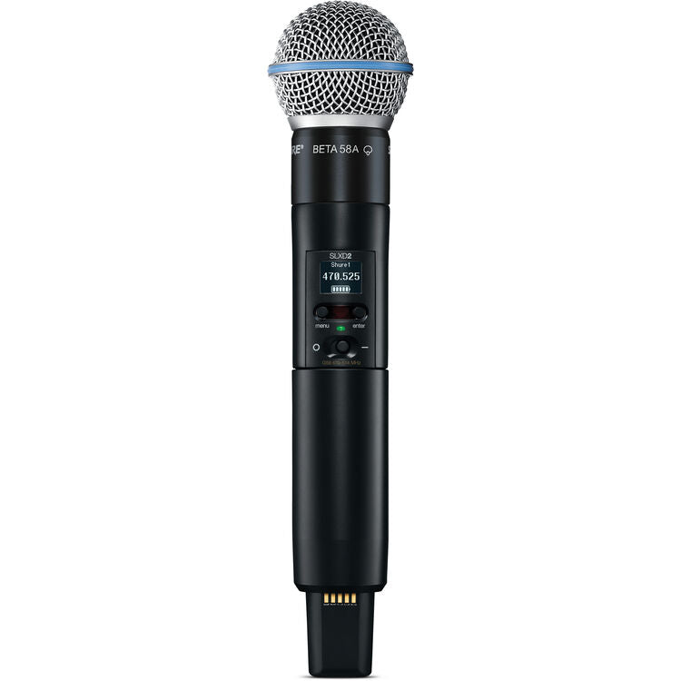 Shure SLXD24/B58 Digital Wireless Microphone System Beta 58A (G58: 470 to 514 MHz)
