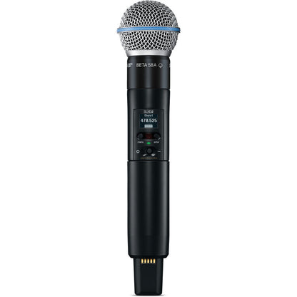 Shure SLXD24/B58 Digital Wireless Microphone System Beta 58A (G58: 470 to 514 MHz)