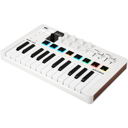 Arturia MiniLab 3 Compact MIDI Keyboard and Pad Controller (White)