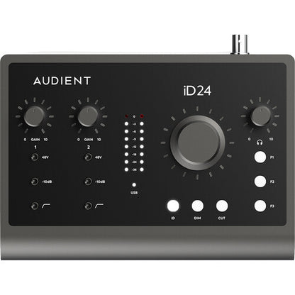 Audient iD24 Desktop 10x14 USB-C Audio Interface NAMM Display