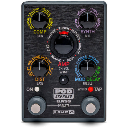Line 6 POD Express Bass Amplifier Modeler and FX Processor Pedal