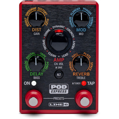 Line 6 POD Express Guitar Amplifier and FX Processor Pedal