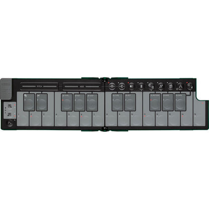 Korg nanoKEY Fold Slimline Foldable MIDI Keyboard Controller (Green)