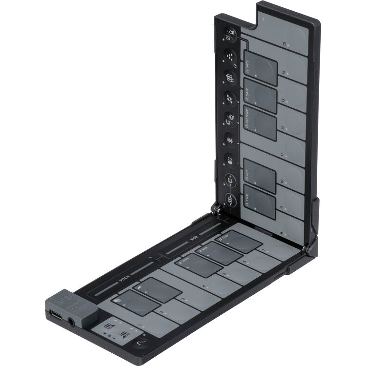 Korg nanoKEY Fold Slimline Foldable MIDI Keyboard Controller (Black)