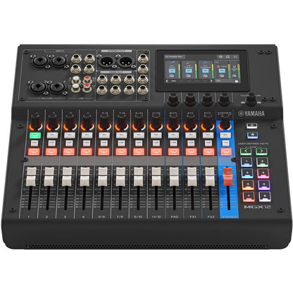 Yamaha MGX12 18-Channel Digital Mixing Console with Audio Interface Black