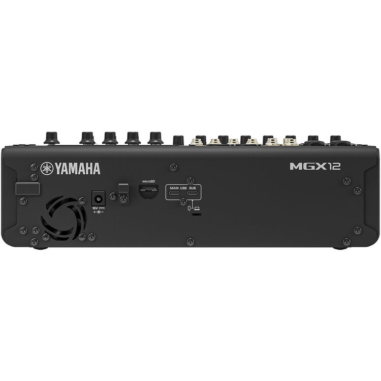 Yamaha MGX12 18-Channel Digital Mixing Console with Audio Interface Black