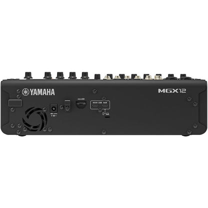 Yamaha MGX12 18-Channel Digital Mixing Console with Audio Interface Black