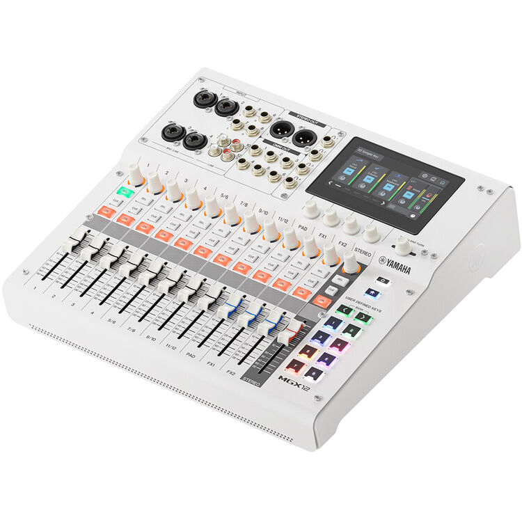 Yamaha MGX12 18-Channel Digital Mixing Console with Audio Interface White