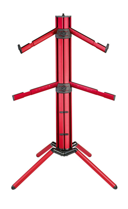K&M 18860 Spider Pro Keyboard Stand Red 2 tier