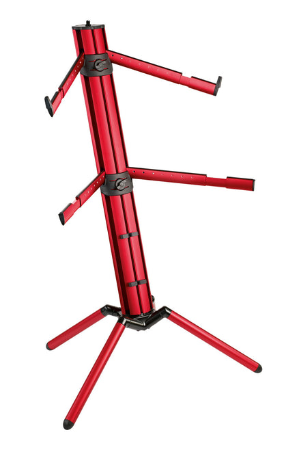 K&M 18860 Spider Pro Keyboard Stand Red 2 tier
