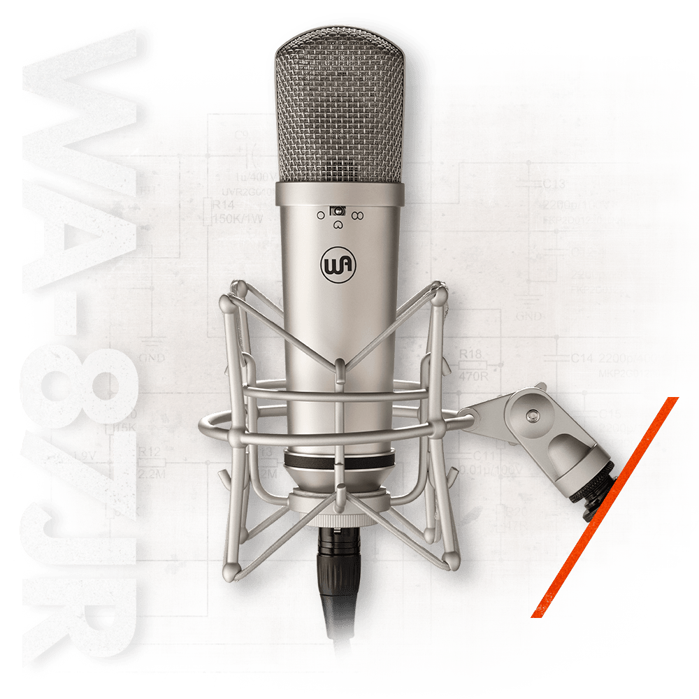 Warm Audio WA-87jr-N Nickel FET studio condenser microphone