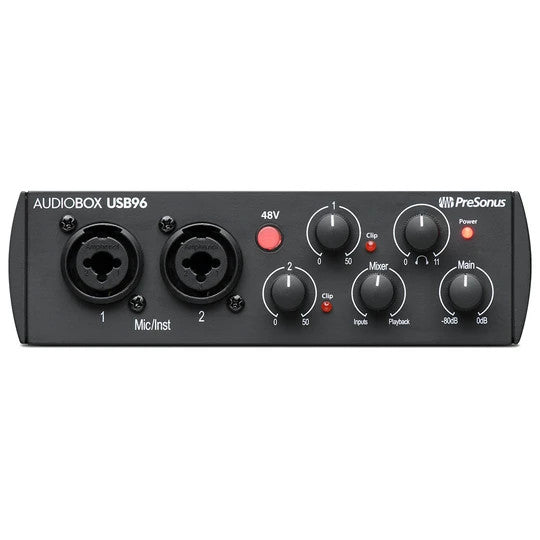 PreSonus AudioBox USB 96 Studio Bundle  25th Anniversary Black