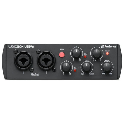PreSonus AudioBox USB 96 Studio Bundle  25th Anniversary Black