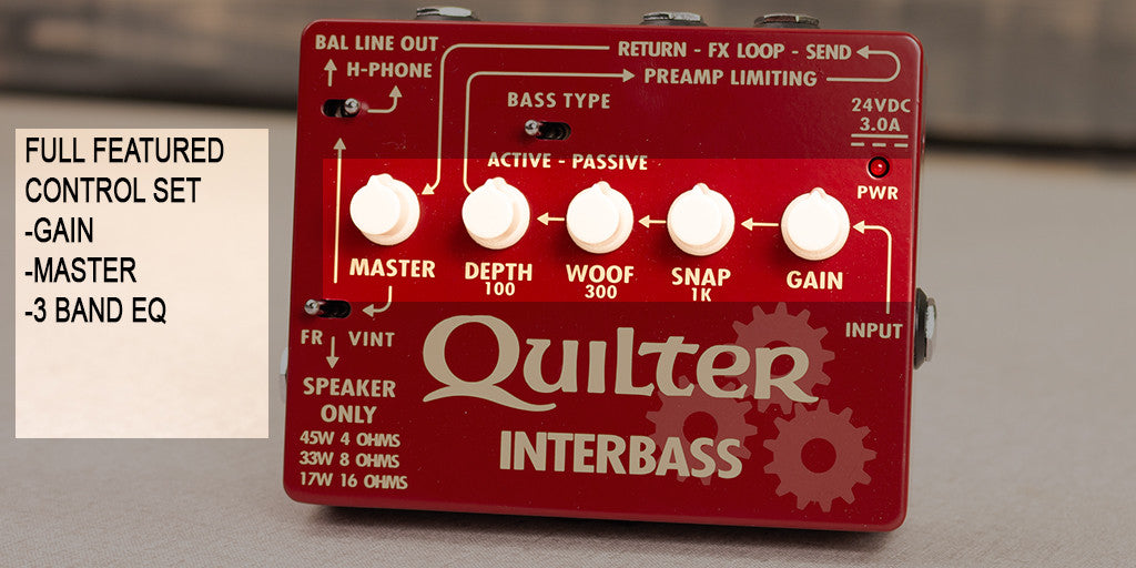 Quilter Labs InterBass 45 watt Bass Head