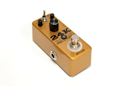 Outlaw 24K 3-mode Reverb guitar effects pedal