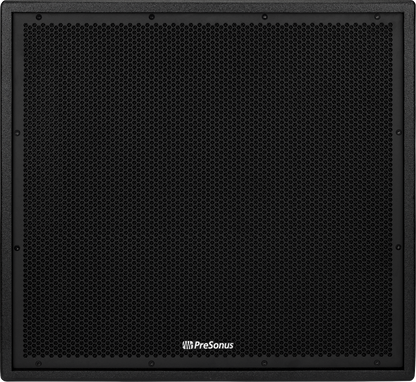 2 PreSonus® CDL SUB18 Active Subwoofers demo with casters and cover
