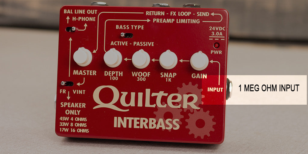 Quilter Labs InterBass 45 watt Bass Head