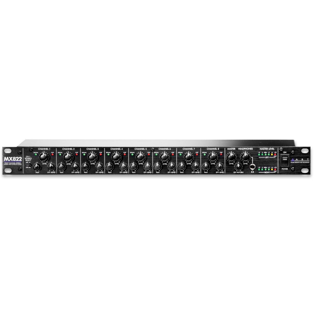 ART MX822 Stereo Rackmount Mixer used